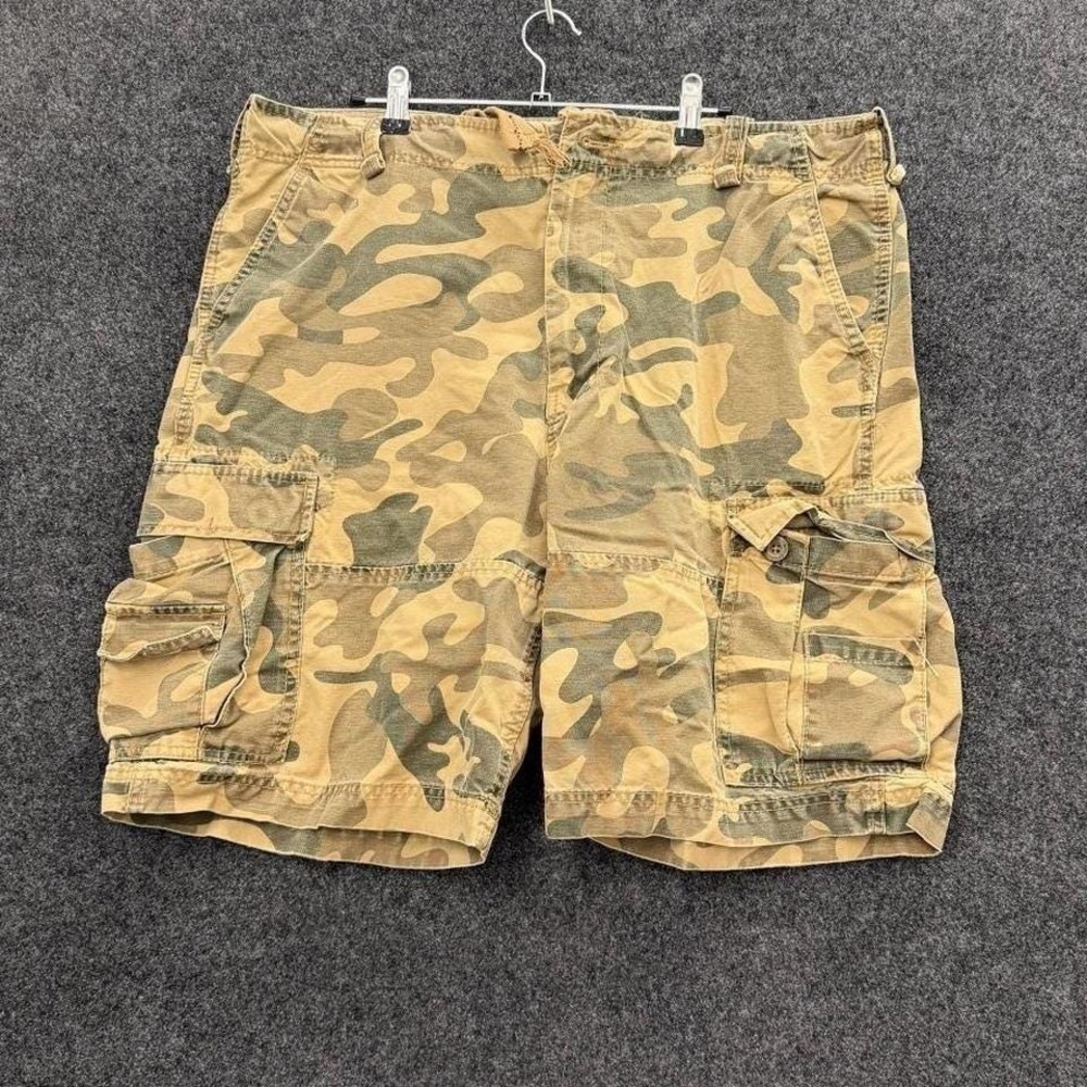 Wonderwall Camo Cargo Shorts Mens Size 36 Brown Green Utility Streetwear